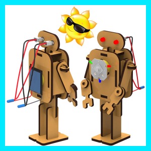 (입고미정)(DIY 태양광 LED 로봇 조명등-일반형) 에듀/과학교구
