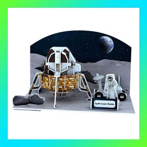 (3D 입체퍼즐 아폴로 달 탐사선 45pcs) SUP/시리즈